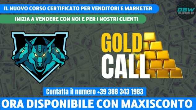 Formazione Venditori Telefonici Gold Call 100 da Remoto