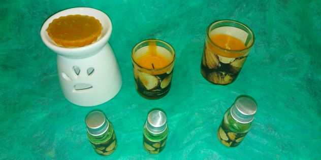 Fornelletto in ceramica per aromi e candele profumate