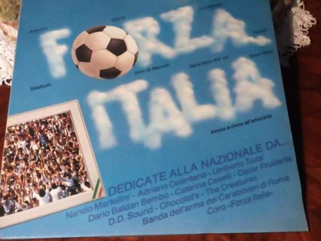 FORZA ITALIA lp alla NAZIONALE calcio-Celentano Caselli ..
