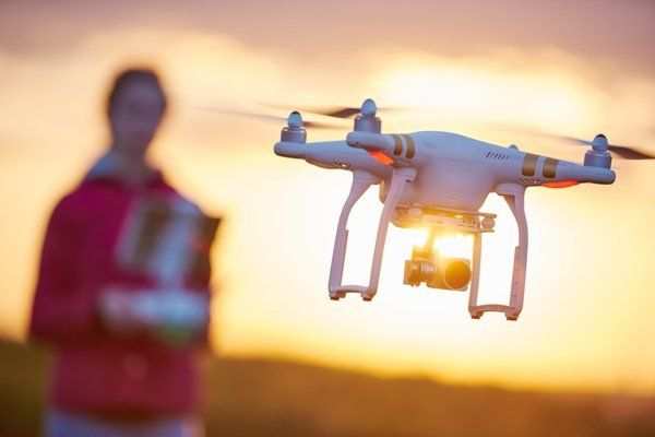 Foto video aeree con drone