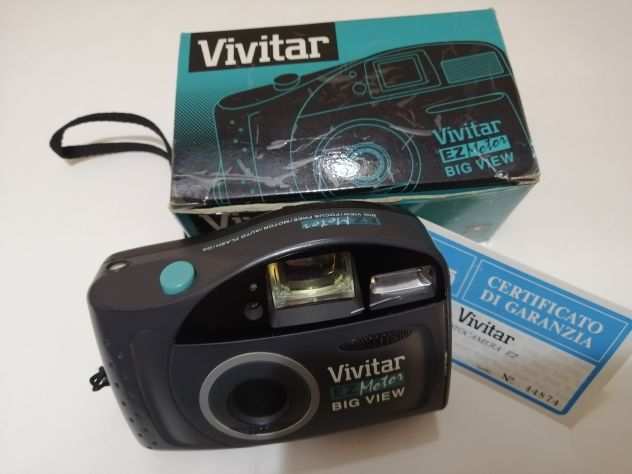 Fotocamera vintage Vivitar EZ Motor Big View,1996, come nuova, confez. originale