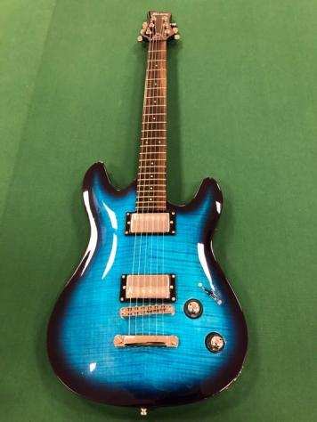 Framus - Diablo Supreme Bleached Ocean Blue Burst - Chitarra elettrica