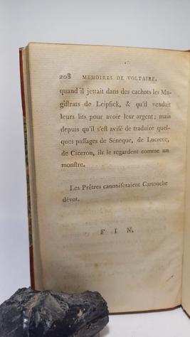 Franccedilois-Marie Arouet - Les Meacutemoires de M. de Voltaire - 1784