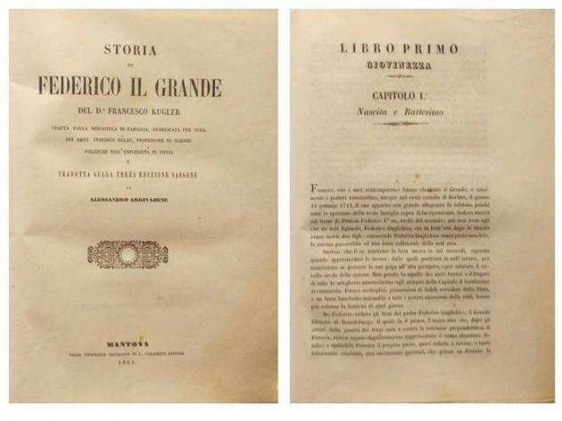 Francesco Kugler - Storia di Federico il Grande - 1854