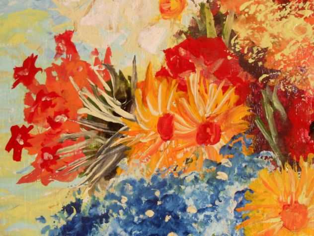 Francesco Ottobre. quotVaso con fioriquot Omaggio a Van Gogh