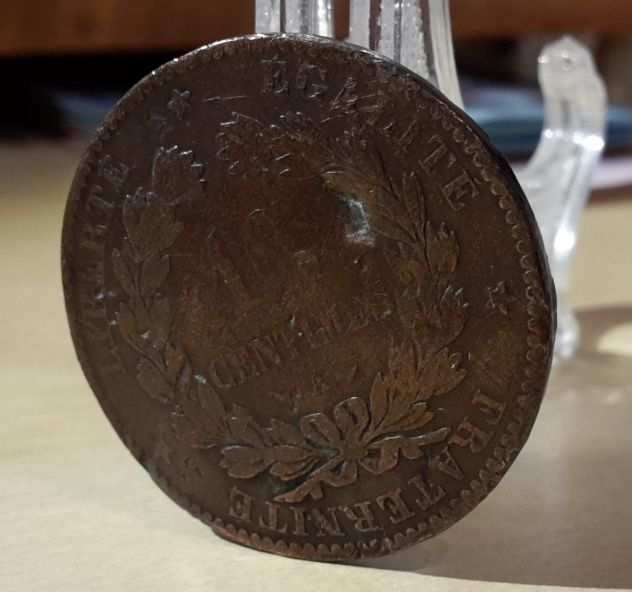 Francia, 10 centimes 1890.