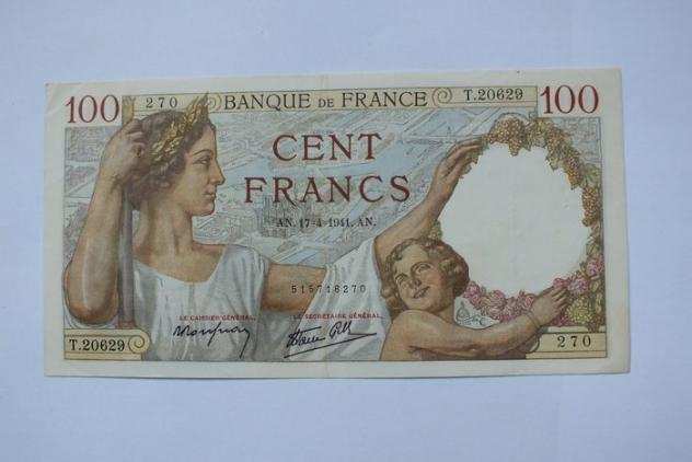 Francia. - 8 banconote - various dates