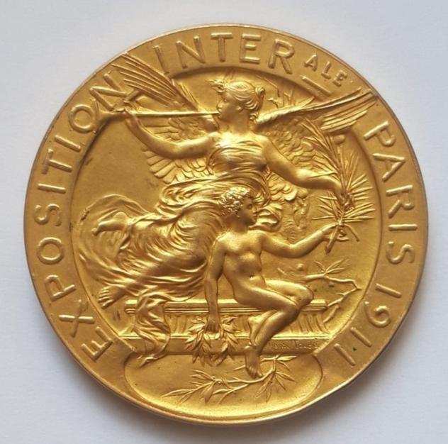 Francia. Medaglia 1911 Esposizione Internazionale di Parigi, 1911.