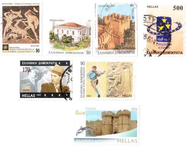 Francobolli da collezione Germania, Grecia, Portogallo amp Spagna