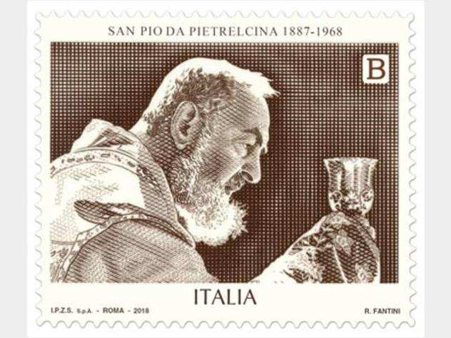 Francobollo commemorativo di San Pio