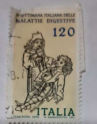 Francobollo Italia - 1 Settimana Italiana Malattie Digestive 1979 - Lire 120