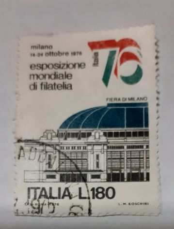 Francobollo Italia - Esposizione Mondiale Filatelia 1976 - Lire 180