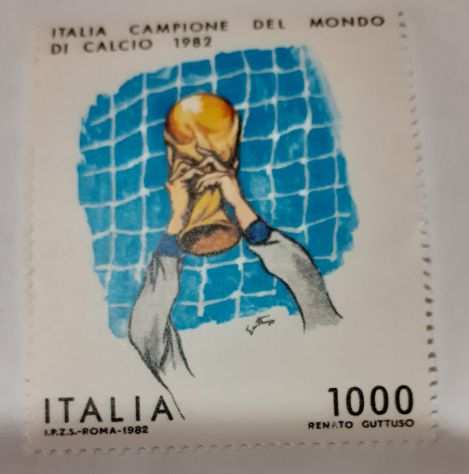 Francobollo Italia - Italia Camione del Mondo di Calcio 1982 - Lire 1000 - Renat