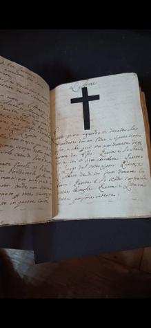 Frate francescano anonimo - Manoscritto quotLa mistica Fabbrica Breve ristretto di Perfezionequot - 1700