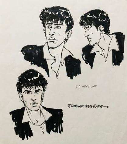 Frezzato, Massimiliano - 2 Original drawing - ldquoBozzetti Dylan Dogrdquo - 1995