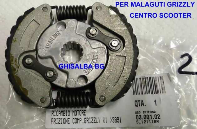 FRIZIONE 2 MASSE MALAGUTI RCX GRIZZLY 12 10 FRANCO MORINI