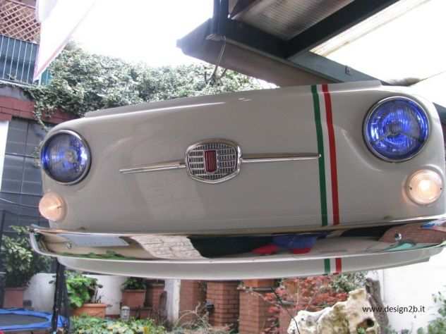 Frontale musetto Fiat 500 anni 60 con led