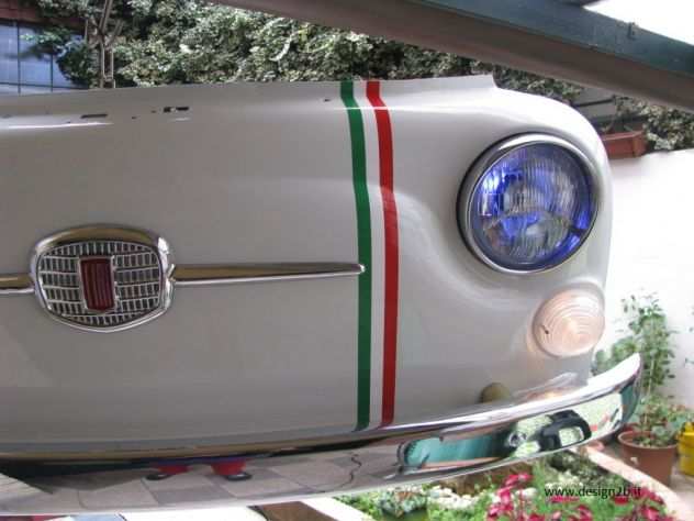 Frontale musetto Fiat 500 anni 60 con led