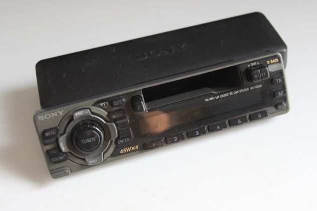 Frontalino autoradio Sony XR1300R usato vintage audiocassette