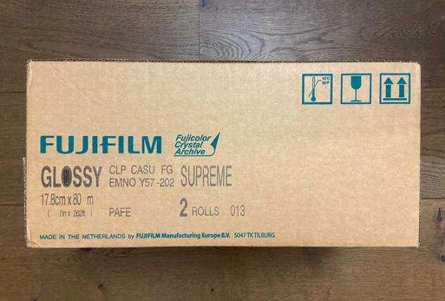 Fuji 17.8cmx80m Fujifilm Fujicolor Crystal Archive Glossy Supreme 2 Rolls