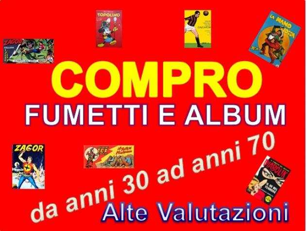 Fumetti ed Album Calciatori da collezione