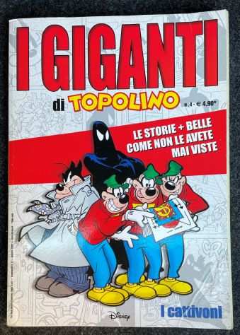 fumetti I GIGANTI DI TOPOLINO, volume n. 1 e n. 4  Scienza papera