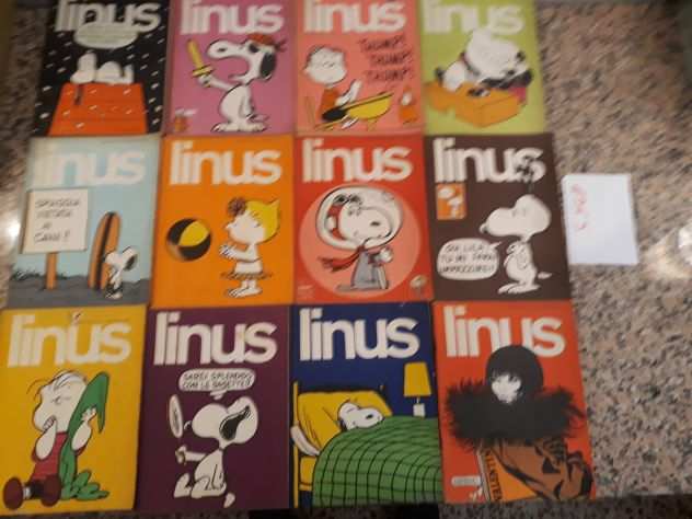 Fumetti LINUS annate 1968 - 1978 - alcune incomplete