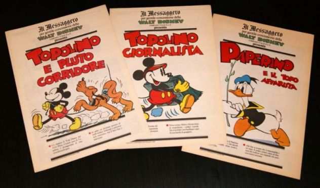 Fumetti Mickey Mouse usciti con il Messaggero