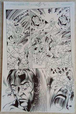 Fury of the Firestorm  9 - Original page (p. 13) by MARLO ALQUIZA  YILDIRAY CINAR - (201360)