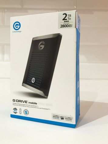 G-Drive Mobile Pro SSD 2TB Hard Disk Thunderbolt3 (Garanzia)
