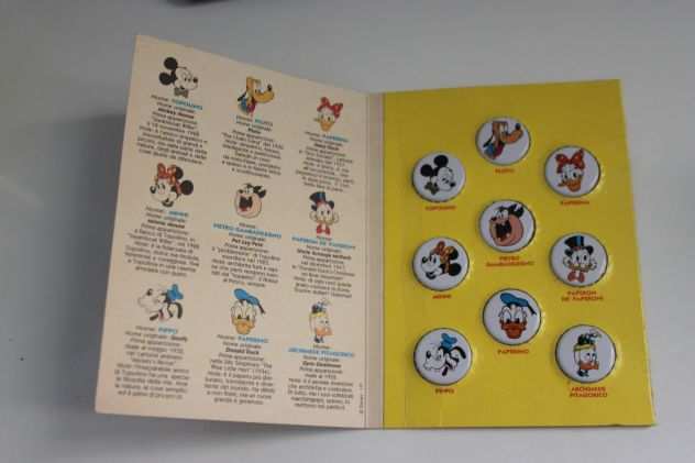 GADGET DISNEY ANNI 90 - OMAGGIO TOPOLINO - TOPO TAPS N.1 - COMPLETO 9 SU 9