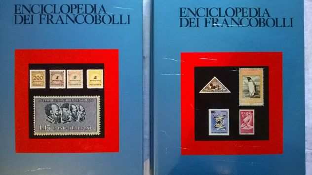 ( GampB ) Francobolli Enciclopedia dei Francobolli 2 volumi