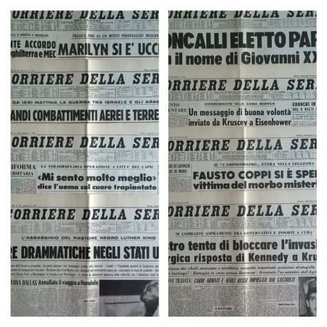 ( GampB ) Giornali Ristampa IdegPagina Corriere 19451968