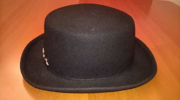 ( GampB ) Moda Cappello nero panno con perline