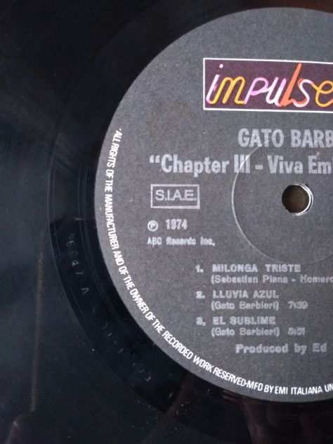 GATO BARBIERI Chapter Three Viva Emiliano Zapata 1974