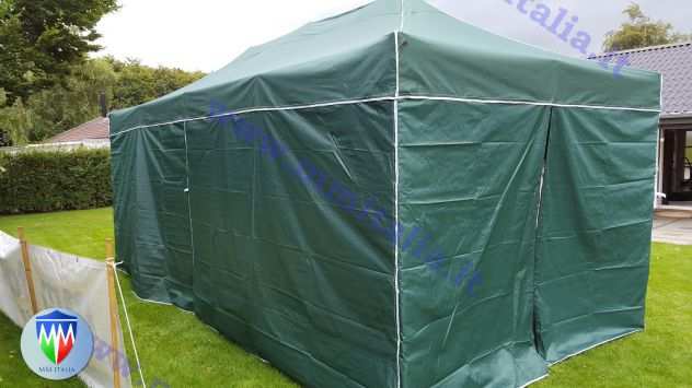 GAZEBO APERTURA VELOCE 3 X 4,5 PROFESSIONALE PER FIERE MERCATI