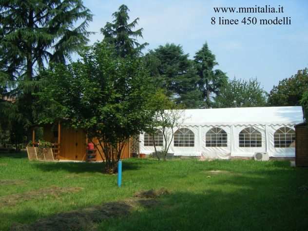 Gazebo LaDue20 , 6 x 12 altezza laterale 2,20 mt. Novitaacute MM Italia