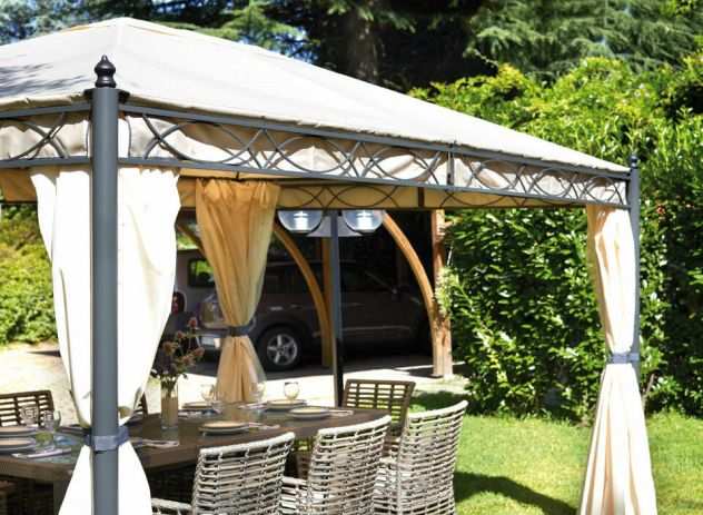 Gazebo Rettangolare 3x4Mt Per Ristorante Esterno