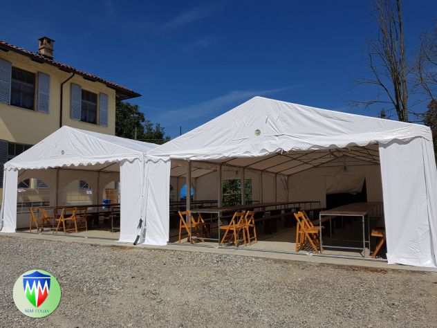 Gazebo tendoni 5 x 8 esterno bar,ristoranti, mense mobili edili