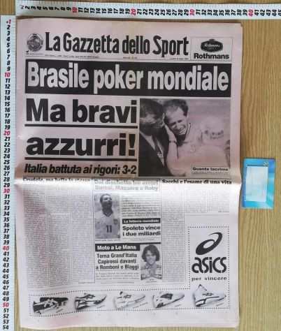Gazzetta dello Sport 09071990 Germania campione del mondo a Italia 90