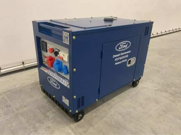 generatore di corrente gruppo elettrico 8KVA 400V Diesel silenziato FORD