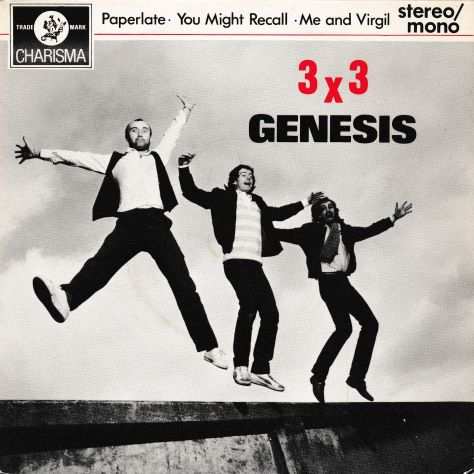 GENESIS - 3 X 3 Paperlate  You Might Recall  Me amp Virgil - 7  45 giri 1982