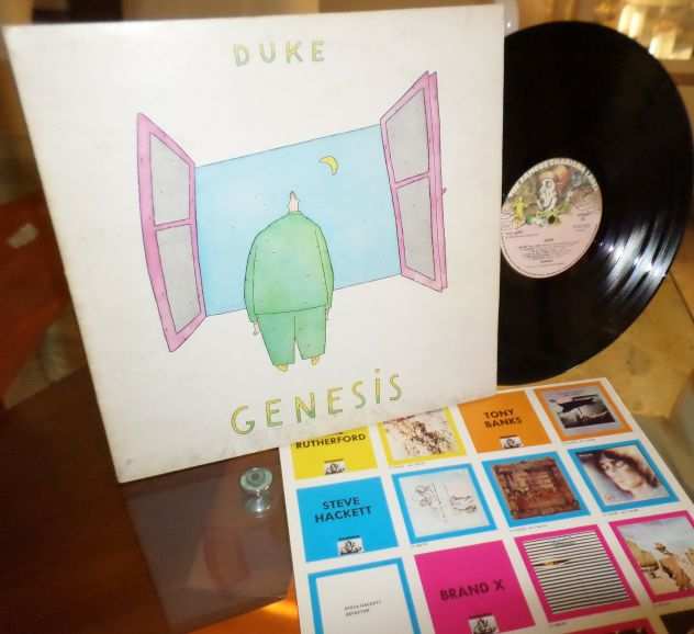 GENESIS - Duke - LP  33 giri Gatefold  Lyrics  Poster Italy 1980 Charisma