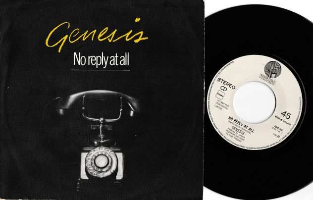 GENESIS - No Reply At All  Naminanu - 7  45 giri 1981 Vertigo