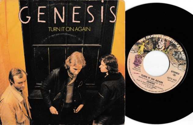 GENESIS - Turn it on Again  Behind the Lines (part 2) 7  45 giri 1980 Italy
