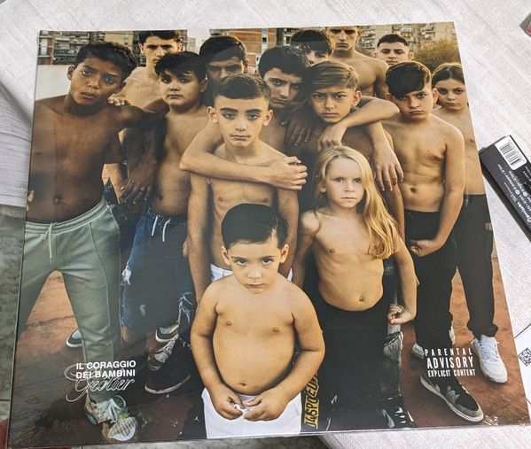 GEOLIER - il coraggio dei bambini (2023) 2xLP TRASPARENTI CRYSTAL