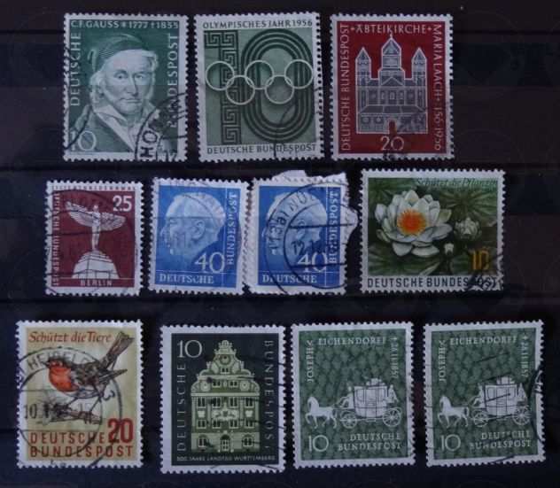 GERMANIA 1948-1998 Lotto di 63 francobolli