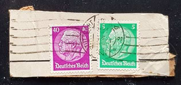 GERMANIA francobolli su Frammenti di busta