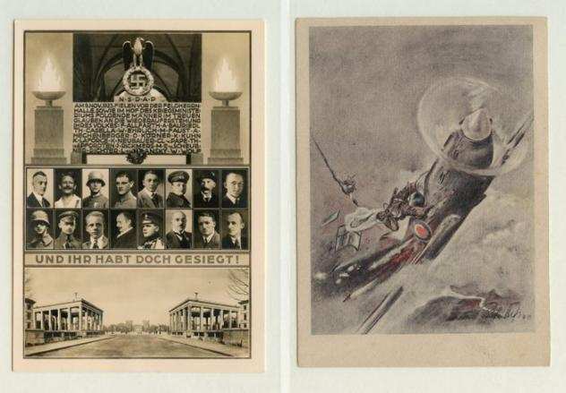 Germania Reich 19381942 - Diverse(21) cartoline e documenti postali dellepoca