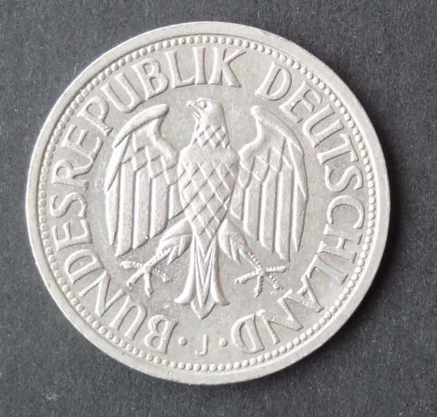 Germania RF 1954-1961-J monete 1 Mark